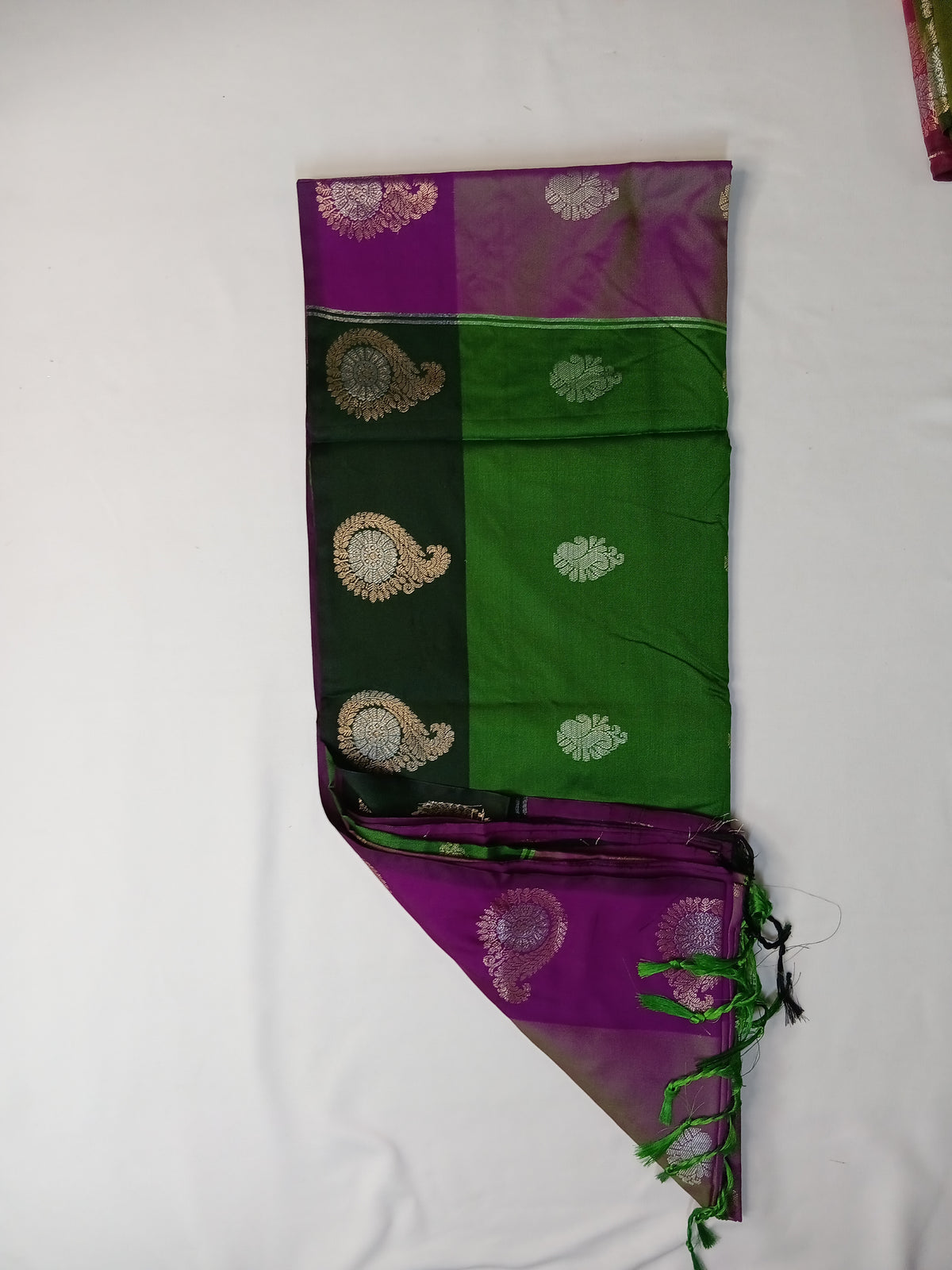 Lavender Purple Shakil Purva Silk Saree