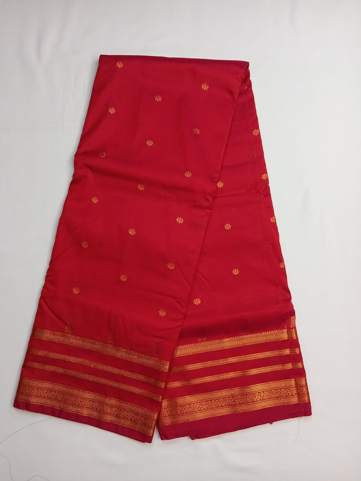 Rani Pink Savitri Silk Temple Border Sarees