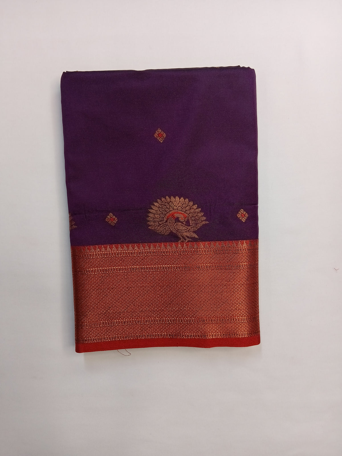 Deep Purple Manika Semi Silk Saree