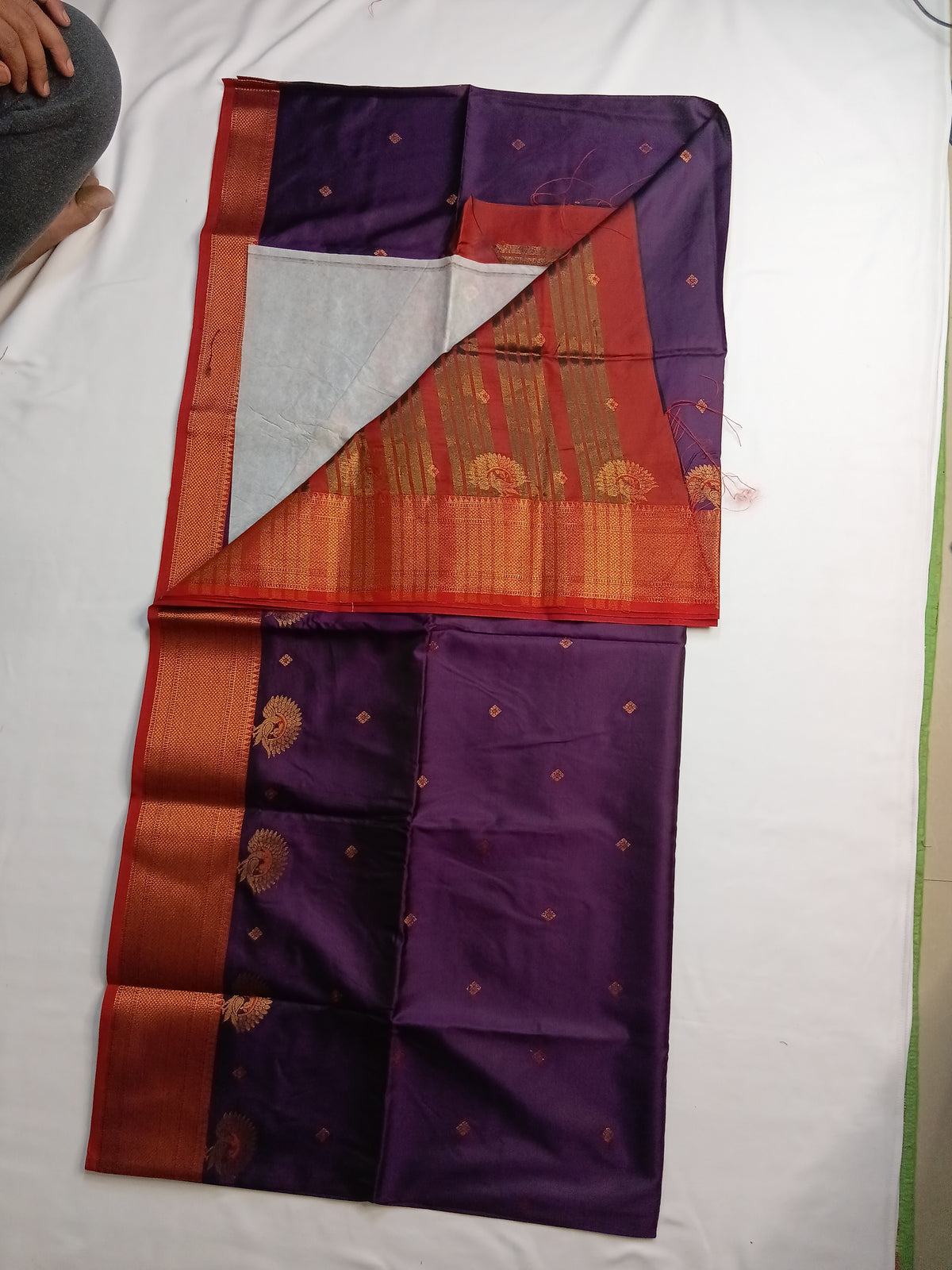 Deep Purple Manika Semi Silk Saree